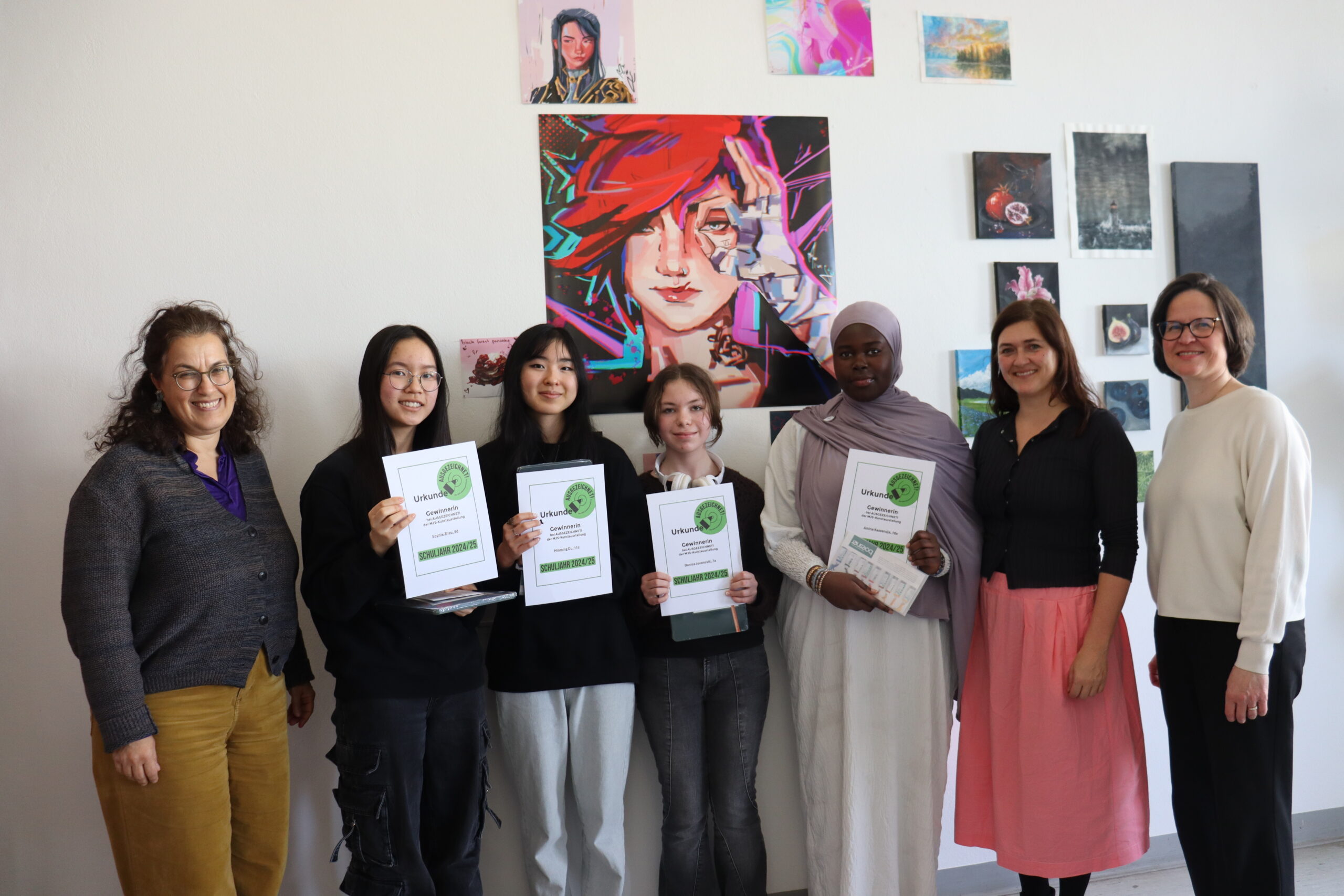 AUSGEZEICHNET! –   MJS-Kunstwettbewerb